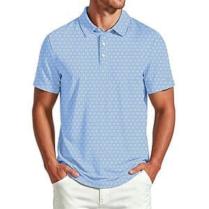 ZITY Men's UPF 50+ Golf Polo Tee