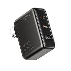 Wegear 3-Port 100W USB C GaN