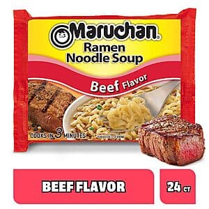 Maruchan 라면 비프맛 24개입 3oz
