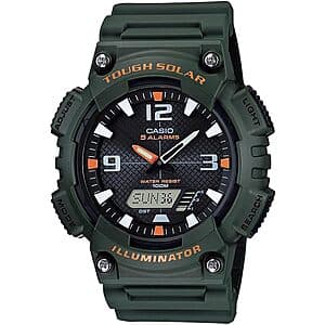 Casio AQS800W 그린 48mm 시계