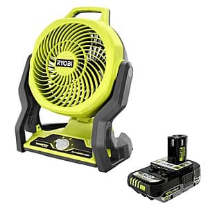 RYOBI One+ 하이브리드 써큘레이터 패키지