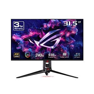 ASUS ROG Swift 32" 4K QD-OLED 240Hz G-Sync Monitor