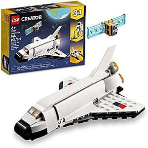 144피스 LEGO Creator 3 in 1 우주 왕복선 조립 키트 (31134) $8