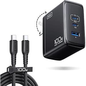 INIU 3-Port 100W USB-C GaN