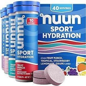 Nuun Sport 전해질 태블릿 40정