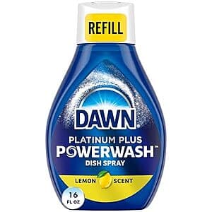 Dawn Platinum Plus Powerwash 설거리 세제 리필 16oz (레몬) S&S 적용 시 $2.30