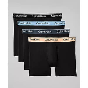 Calvin Klein Microfiber Stretch Boxer Briefs 4-Pack