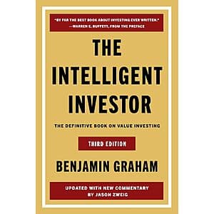 The Intelligent Investor Third Edition: 가치투자 서적 (eBook) $3