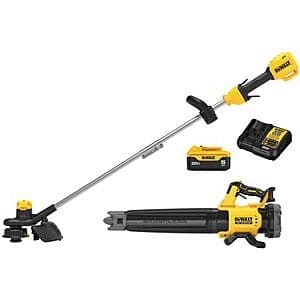 DEWALT 20V MAX 무선 줄 트리머 & 브러시리스 블로워 콤보 킷 $180 + 무료 픽업