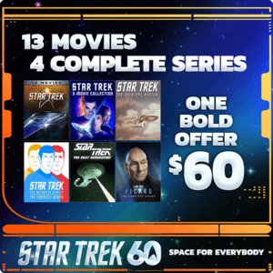 Star Trek 60주년 번들 (영화 13편 + 완전 시리즈 4편) (4K/HD 디지털) $60 이하