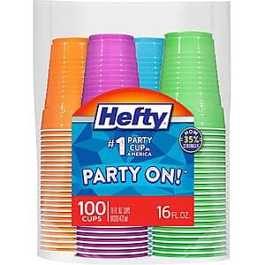 Hefty 16oz 파티용 일회용 플라스틱 컵