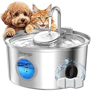 Invengo 3.2L 스테인리스 펫워터디스펜서