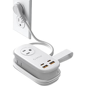 65W ORICO 7-in-1 GaN USB 여행용 전원 멀티탭 충전 스테이션