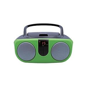 Sylvania Portable Boombox w/ CD Player