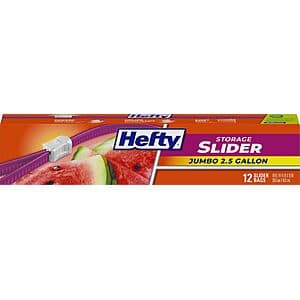 Hefty Slider Jumbo Storage