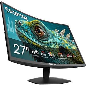 Sceptre 27" 커브드 180Hz VA 게이밍