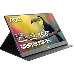 AOC 16T20 15.6인치 FHD IPS 휴대용