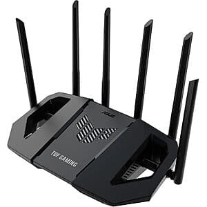 ASUS TUF Gaming BE6500 WiFi 7 듀얼밴드 라우터 $150 + Free S&H