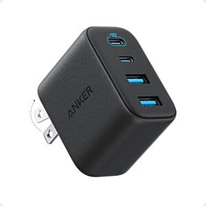 Anker Zolo 4포트 최대 50W USB-C & USB-A 벽면 충전기 (Black or White) $17