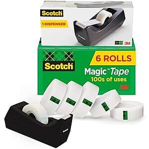 Scotch Magic Tape 6-Roll +