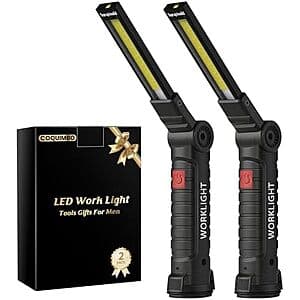 Coquimbo Rechargeable Magnetic LED Work Light 2-Pack