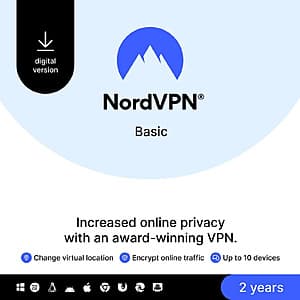 NordVPN Basic 2년 VPN 서비스