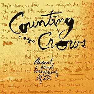 August And Everything After by Counting Crows (2LP 바이닐) $26.60