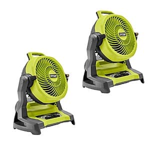 RYOBI ONE+ 18V 미스팅 팬 2팩