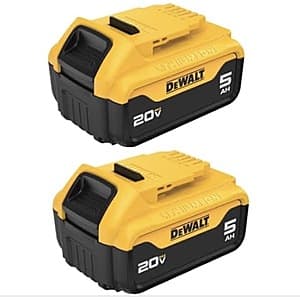 DeWALT 20V MAX 5Ah 배터리 2팩