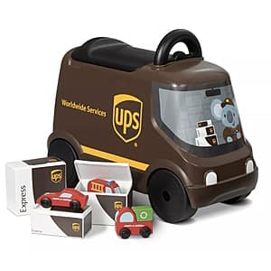 Radio Flyer UPS 배달 트럭 라이드온
