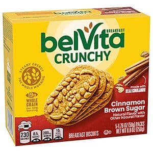 belVita Biscuit Bars (Cinnamon Sugar) 6-Pack