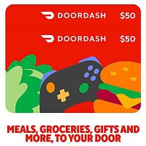DoorDash $50 eGift Card