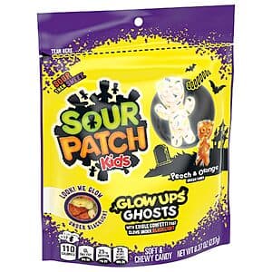 Sour Patch Kids 소프트 앤드 츄잉 구미 캔디 (Glow Ups Ghosts) 8.37oz 2개 $5.40