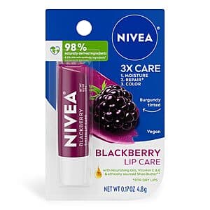 NIVEA 블랙베리 립케어 밤 0.17oz $2.35 (S&S 시)