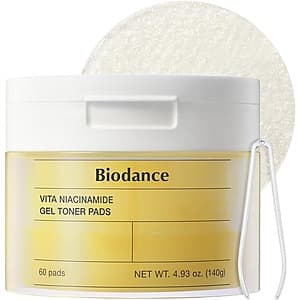 Biodance 비타 나이아신아마이드 겔 토너 패드