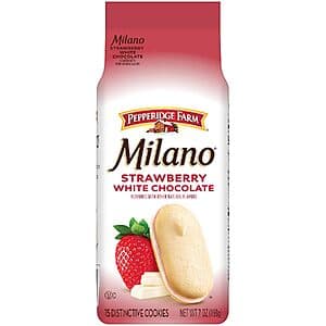 7oz Pepperidge Farm Milano 쿠키 (화이트 초콜릿 스트로베리) S&S 적용 시 $3