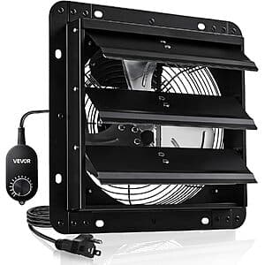 VEVOR 10" 벽걸이형 환풍기 900 CFM 가변속 컨트롤러 (블랙)