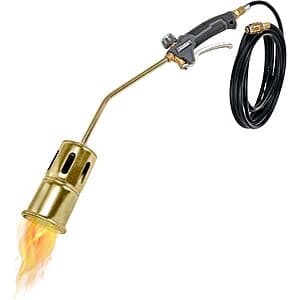 Ivation 320,000 BTU 조절 가능 화염 프로판 토치 잡초 소각기 12' 긴 호스 포함 $20