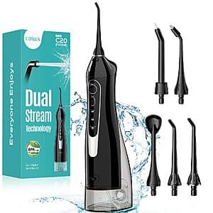 COSLUS 300ml 무선 충전식 구강세정기 $8 + 무료배송