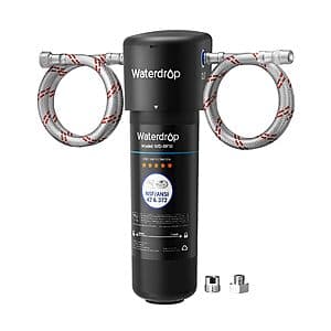 Waterdrop 10UA Under-Sink Water Filtration System 12-Mo Filter