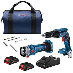 보쉬 18V 드라이월 콤보 키트 $299
