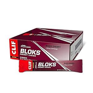 Clif Bloks 에너지 츄 블랙체리 18pk
