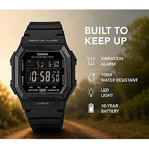 Casio W-738H LED 스포츠 워치