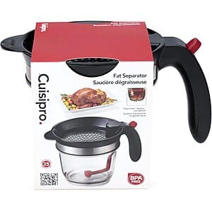 Cuisinpro 4컵 주방 기름 분리기 하단 배출구형 $20