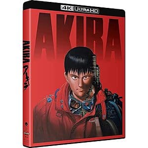 Akira 4K UHD Blu-ray + Blu-ray $12