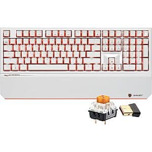 Hexgears X5 무선 기계식 키보드 Kailh Box 3.0 스위치 및 손목 받침대 포함 $30 + 무료 배송