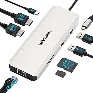 WAVLINK 7-in-1 랩탑 독 스테이션