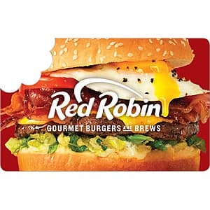 Red Robin $25 기프트카드