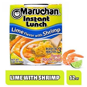 Maruchan 라면 라임쉬림프 12개입