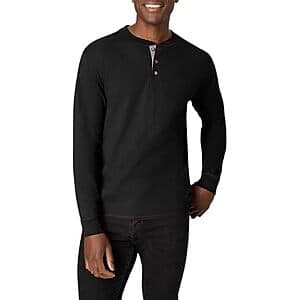 Hanes Beefy-T 헨리 셔츠 (Ebony)